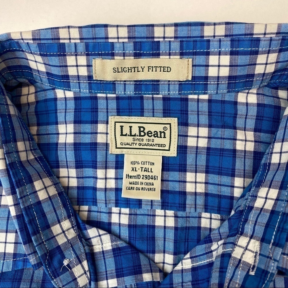 L L BEAN XL-TALL CASUAL BUTTON DOWN - Picture 2 of 5